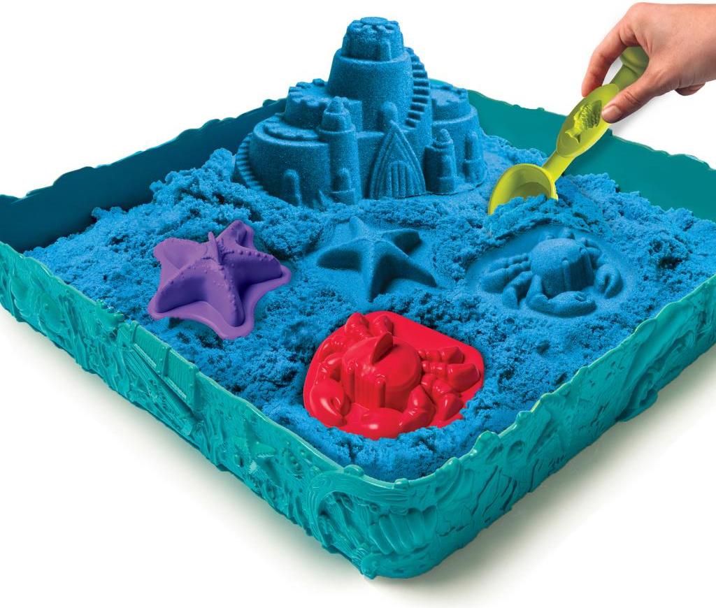 Spin Master Kinetic Sand - Blue Sandbox Set (20106636)